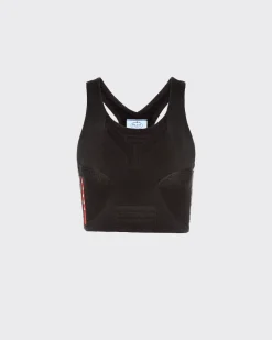 Mujer Prada ROPA^Camiseta De Tirantes De Poliéster Reciclado