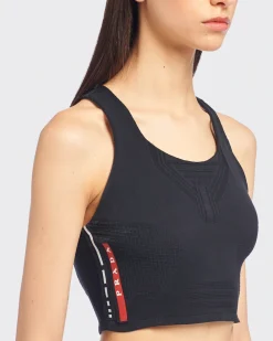 Mujer Prada ROPA^Camiseta De Tirantes De Poliéster Reciclado