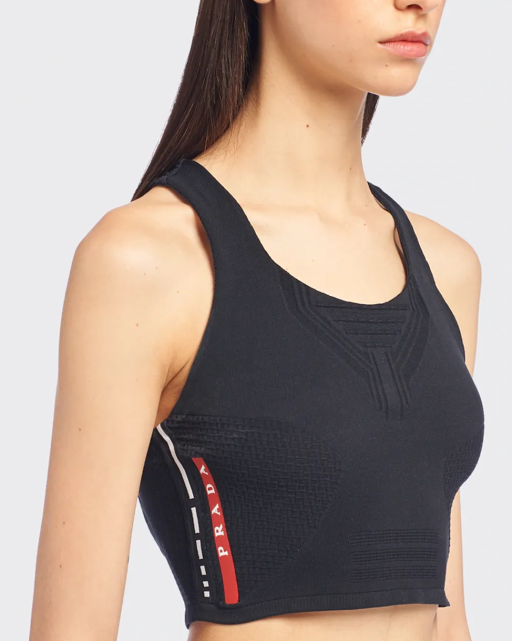 Mujer Prada ROPA^Camiseta De Tirantes De Poliéster Reciclado
