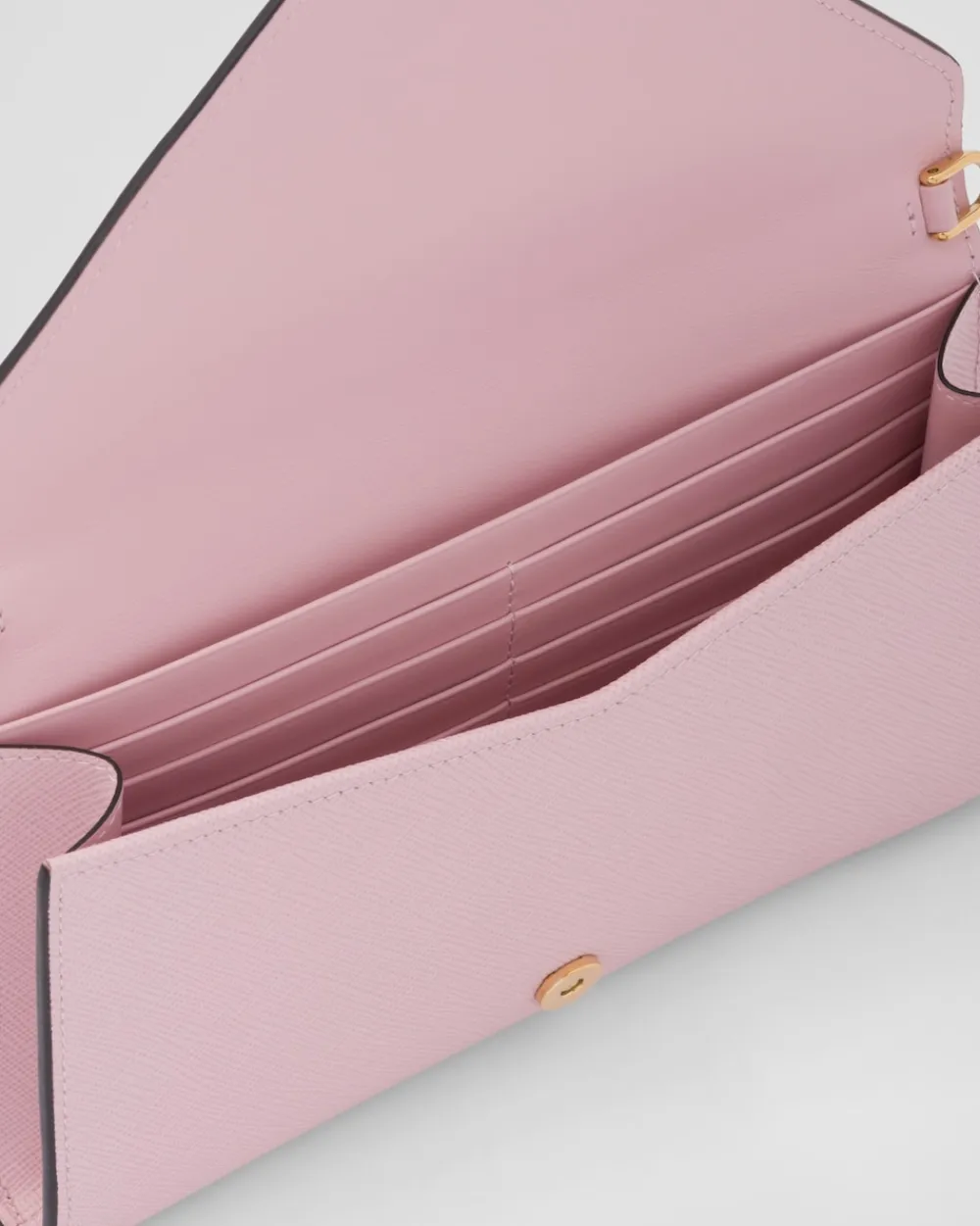 Mujer Prada MINIBOLSOS|MINIBOLSOS^Cartera De Mano De Piel Saffiano Con Solapa