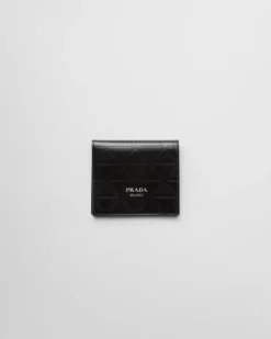 Hombre Prada CARTERAS Y TARJETEROS^Cartera De Piel Cepillada