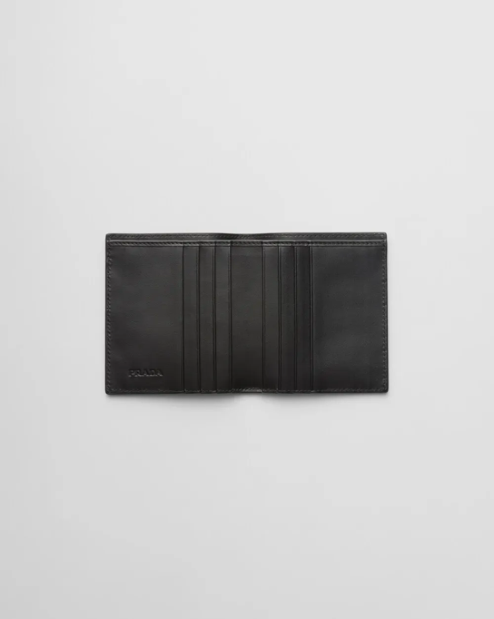 Hombre Prada CARTERAS Y TARJETEROS^Cartera De Piel Cepillada