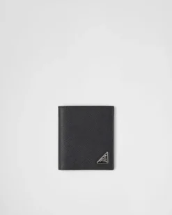 Hombre Prada CARTERAS Y TARJETEROS^Cartera De Piel Saffiano