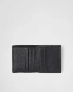 Hombre Prada CARTERAS Y TARJETEROS^Cartera De Piel Saffiano