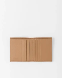 Hombre Prada CARTERAS Y TARJETEROS^Cartera De Piel Saffiano