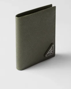 Hombre Prada CARTERAS Y TARJETEROS^Cartera De Piel Saffiano