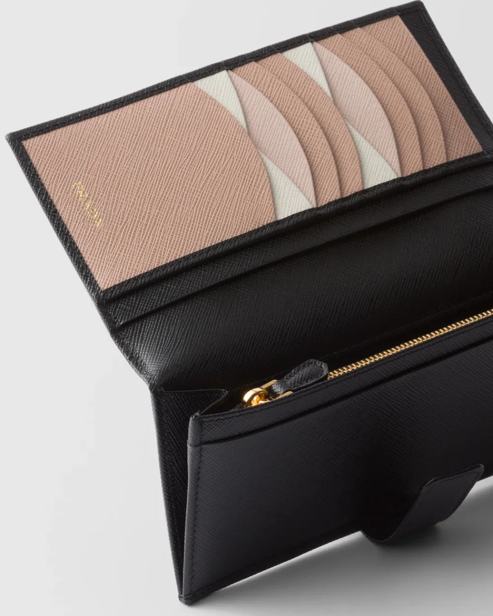 Mujer Prada CARTERAS Y TARJETEROS^Cartera Grande De Piel Saffiano