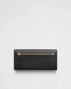 Mujer Prada CARTERAS Y TARJETEROS^Cartera Grande De Piel Saffiano