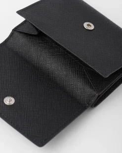 Hombre Prada CARTERAS Y TARJETEROS^Cartera Pequeña De Piel Saffiano