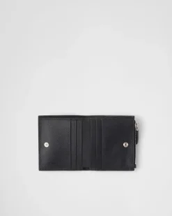 Hombre Prada CARTERAS Y TARJETEROS^Cartera Pequeña De Piel Saffiano