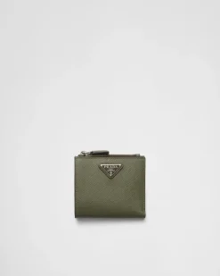 Hombre Prada CARTERAS Y TARJETEROS^Cartera Pequeña De Piel Saffiano