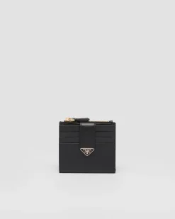 Mujer Prada CARTERAS Y TARJETEROS^Cartera Pequeña De Piel Y Saffiano