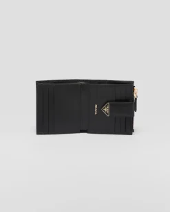 Mujer Prada CARTERAS Y TARJETEROS^Cartera Pequeña De Piel Y Saffiano