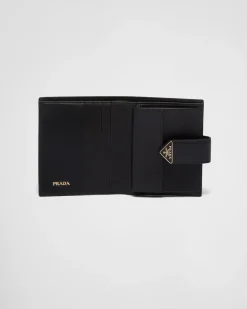 Mujer Prada CARTERAS Y TARJETEROS^Cartera Pequeña De Piel Y Saffiano