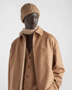 Hombre Prada CHAQUETAS Y ABRIGOS^Cazadora Corta De Pelo De Camello