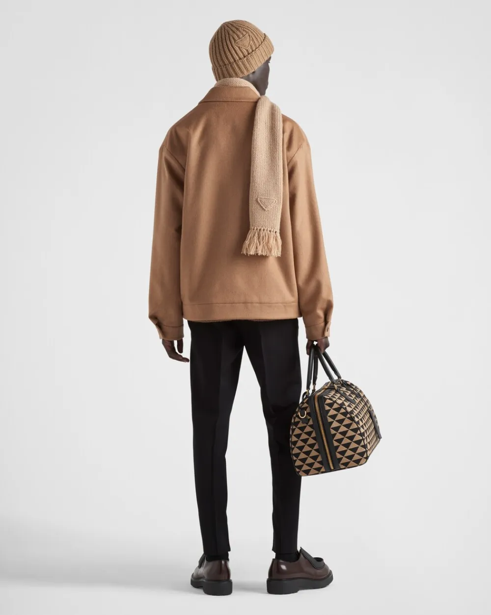 Hombre Prada CHAQUETAS Y ABRIGOS^Cazadora Corta De Pelo De Camello