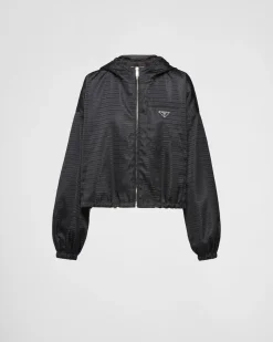 Mujer Prada COLECCIÓN FEMENINA|ROPA DE ABRIGO^Cazadora Corta De Re-nylon Con Capucha