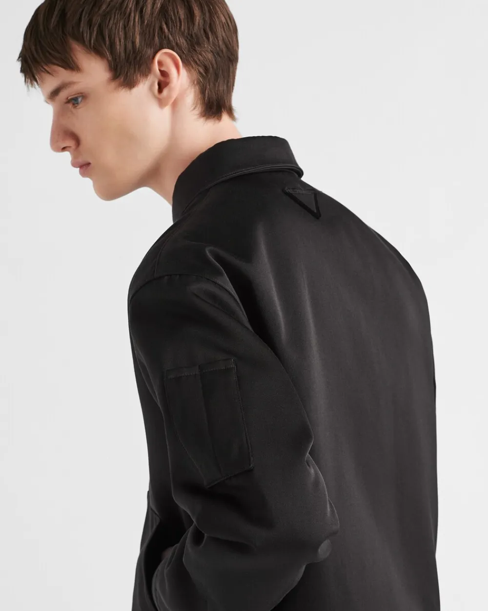 Hombre Prada CHAQUETAS Y ABRIGOS^Cazadora De Algodón Y Seda