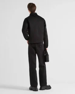 Hombre Prada CHAQUETAS Y ABRIGOS^Cazadora De Algodón Y Seda