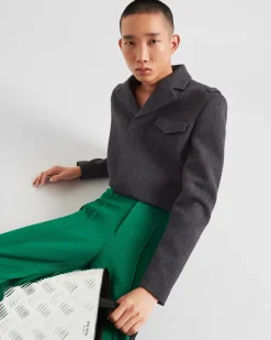 Hombre Prada CHAQUETAS Y ABRIGOS^Cazadora De Lana