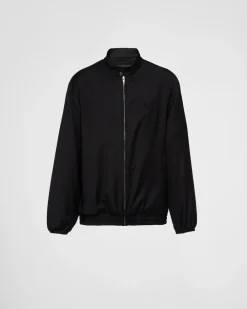 Hombre Prada ROPA DEPORTIVA Y SUDADERAS|CHAQUETAS Y ABRIGOS^Cazadora De Lana