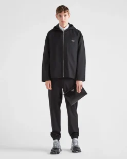 Hombre Prada CHAQUETAS Y ABRIGOS^Cazadora De Lana Con Capucha