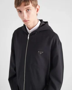 Hombre Prada CHAQUETAS Y ABRIGOS^Cazadora De Lana Con Capucha