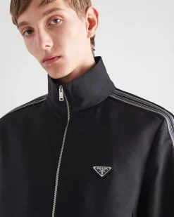 Hombre Prada ROPA DEPORTIVA Y SUDADERAS|CHAQUETAS Y ABRIGOS^Cazadora De Lana Y Mohair