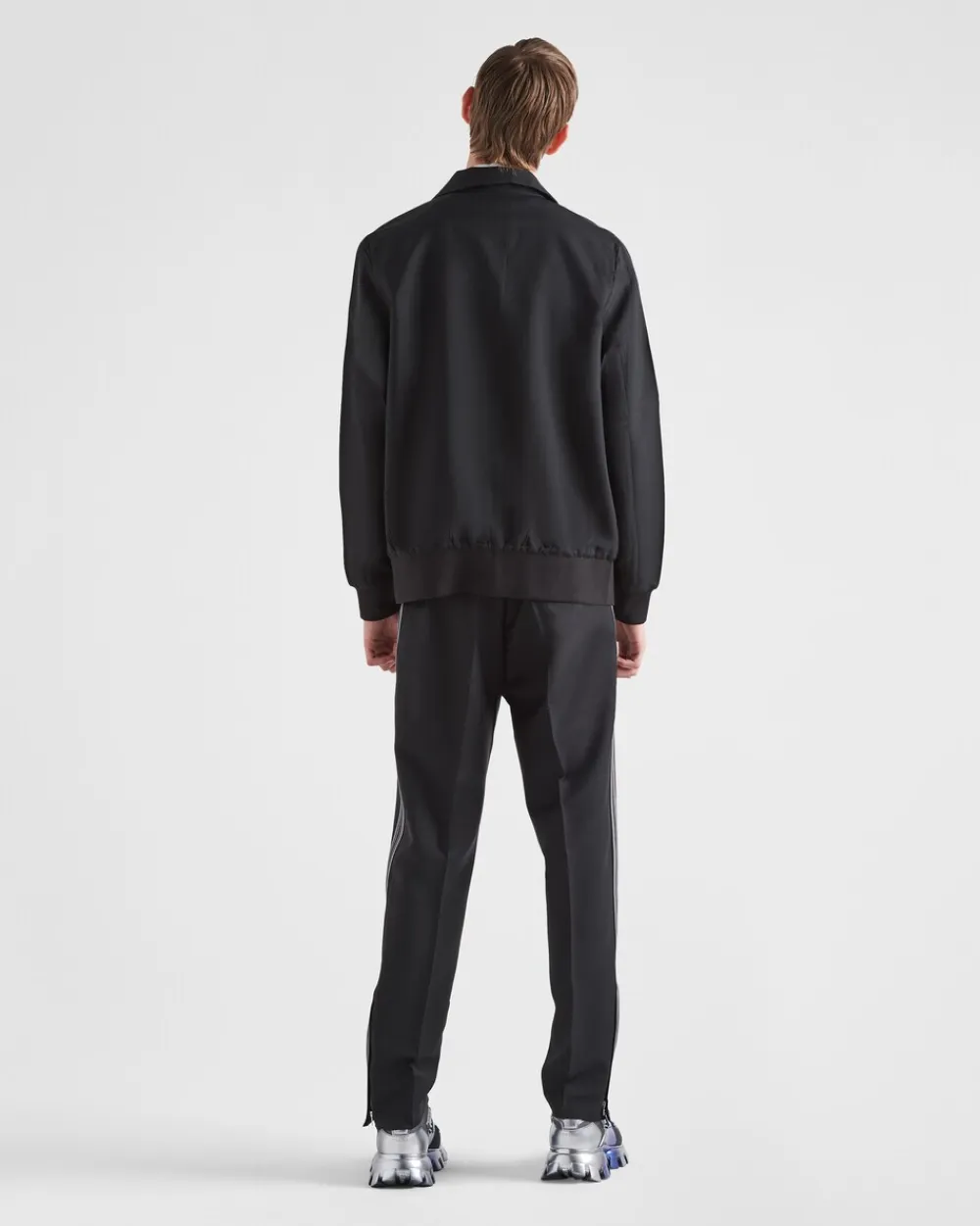 Hombre Prada ROPA DEPORTIVA Y SUDADERAS|CHAQUETAS Y ABRIGOS^Cazadora De Lana Y Mohair