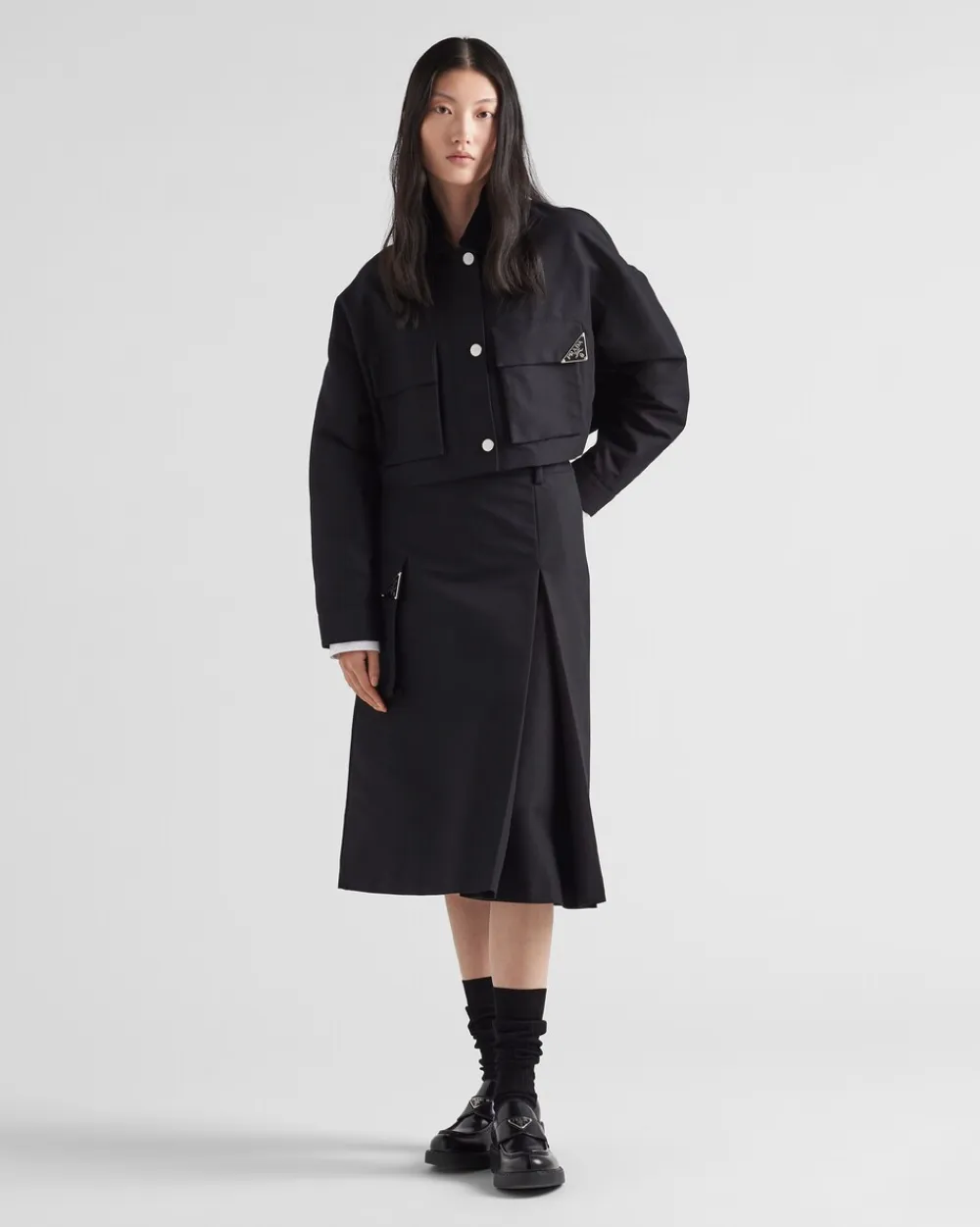 Mujer Prada ROPA DE ABRIGO^Cazadora De Lona Técnica