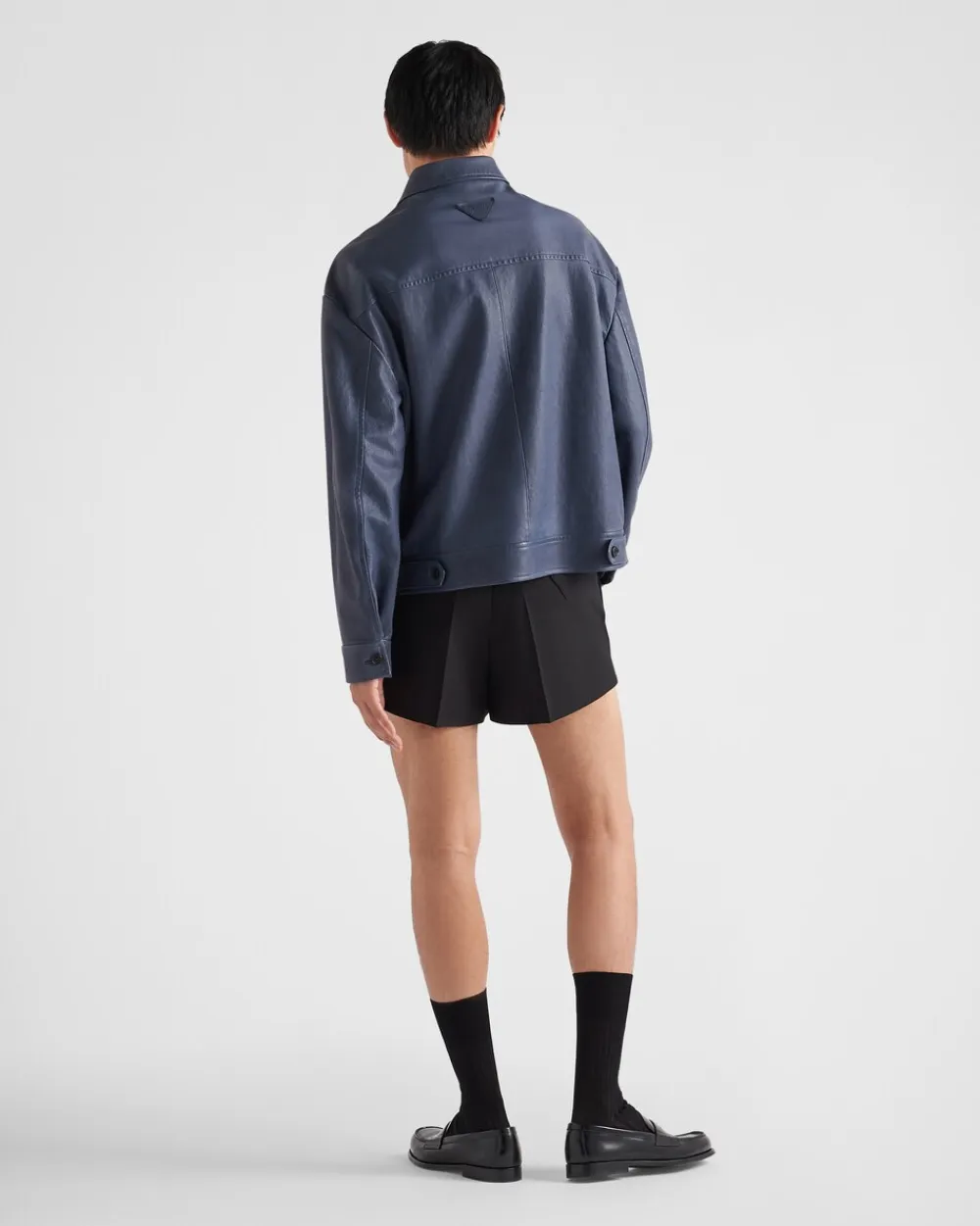 Hombre Prada ROPA DE PIEL^Cazadora De Napa Con Cremallera
