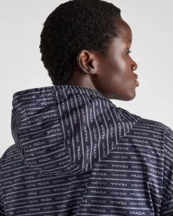 Mujer Prada COLECCIÓN FEMENINA|ROPA DE ABRIGO^Cazadora De Nylon Con Logo Estampado