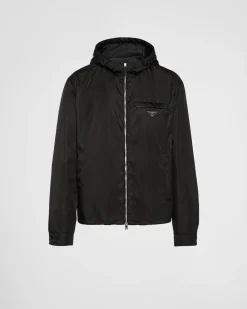 Hombre Prada COLECCIÓN MASCULINA|ROPA DE ABRIGO^Cazadora De Re-nylon Con Capucha