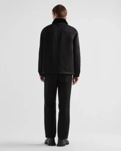 Hombre Prada CHAQUETAS Y ABRIGOS^Cazadora De Seda Y Algodón