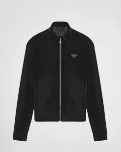 Hombre Prada CHAQUETAS Y ABRIGOS^Cazadora De Terciopelo De Algodón