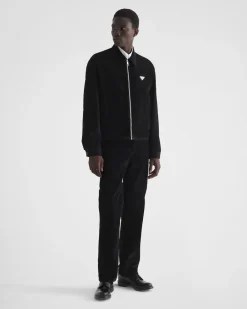 Hombre Prada CHAQUETAS Y ABRIGOS^Cazadora De Terciopelo De Algodón