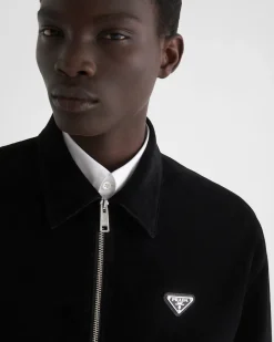 Hombre Prada CHAQUETAS Y ABRIGOS^Cazadora De Terciopelo De Algodón