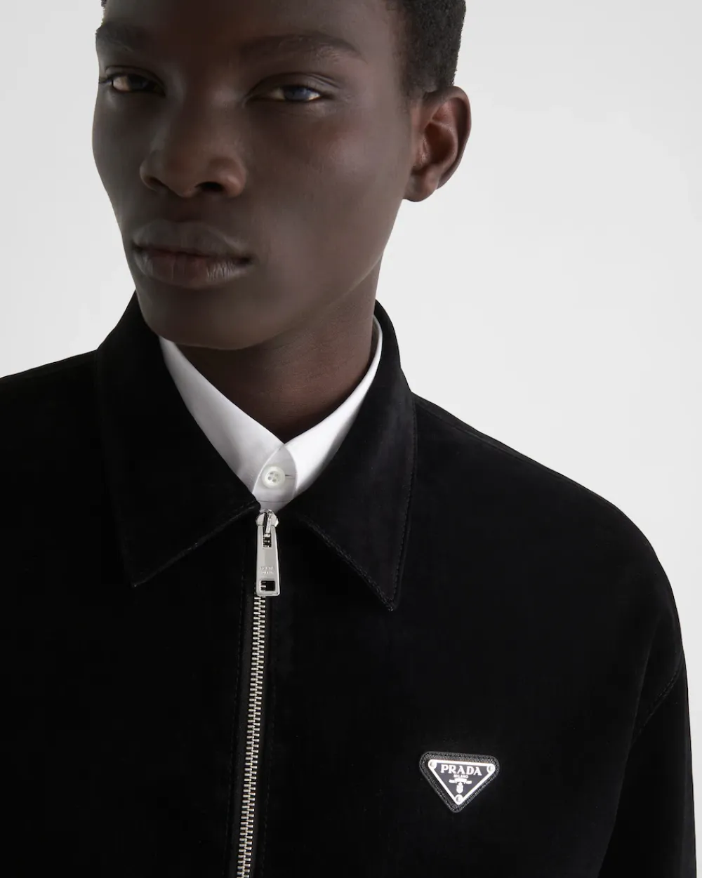 Hombre Prada CHAQUETAS Y ABRIGOS^Cazadora De Terciopelo De Algodón