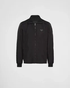 Hombre Prada CHAQUETAS Y ABRIGOS^Cazadora En Mezcla De Seda