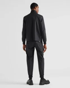Hombre Prada CHAQUETAS Y ABRIGOS^Cazadora En Mezcla De Seda