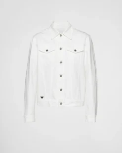 Hombre Prada TEJIDO VAQUERO^Cazadora Vaquera De Bull Denim
