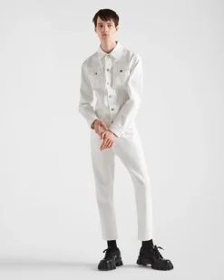 Hombre Prada TEJIDO VAQUERO^Cazadora Vaquera De Bull Denim