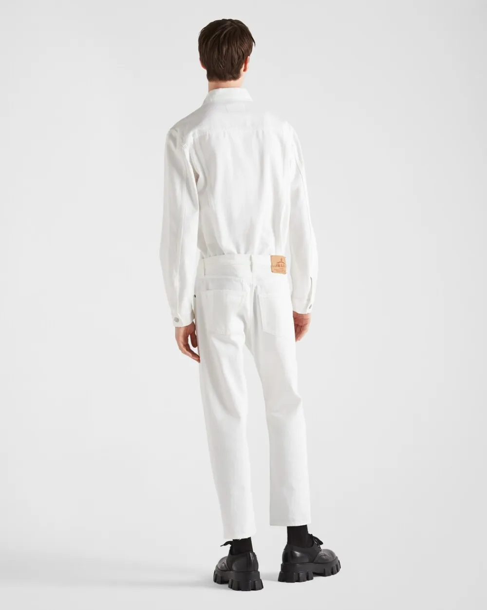 Hombre Prada TEJIDO VAQUERO^Cazadora Vaquera De Bull Denim