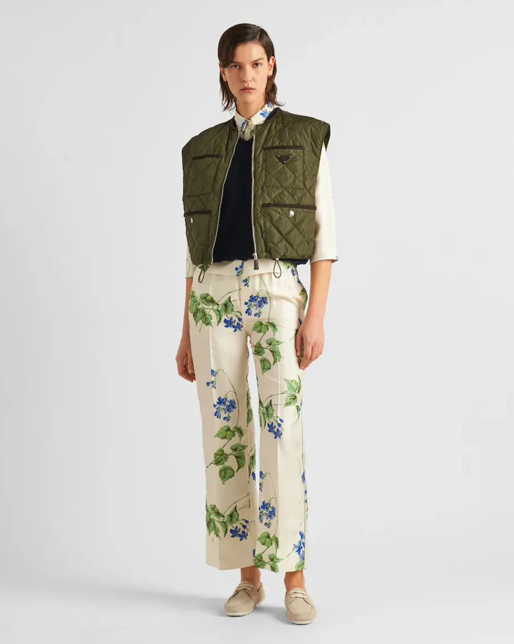 Mujer Prada COLECCIÓN FEMENINA|ROPA DE ABRIGO^Chaleco Acolchado De Re-nylon Ligero