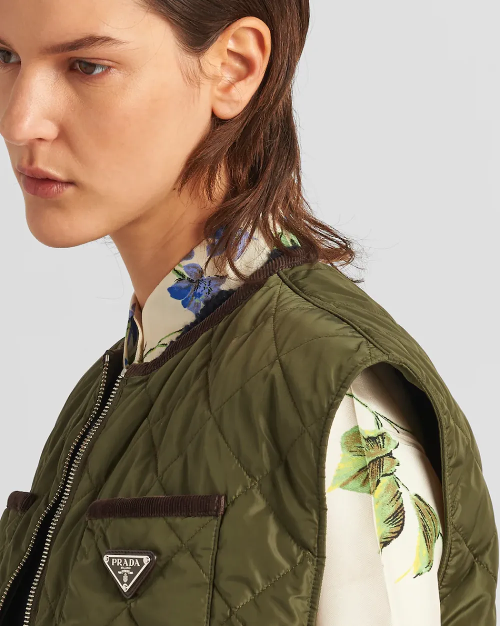 Mujer Prada COLECCIÓN FEMENINA|ROPA DE ABRIGO^Chaleco Acolchado De Re-nylon Ligero