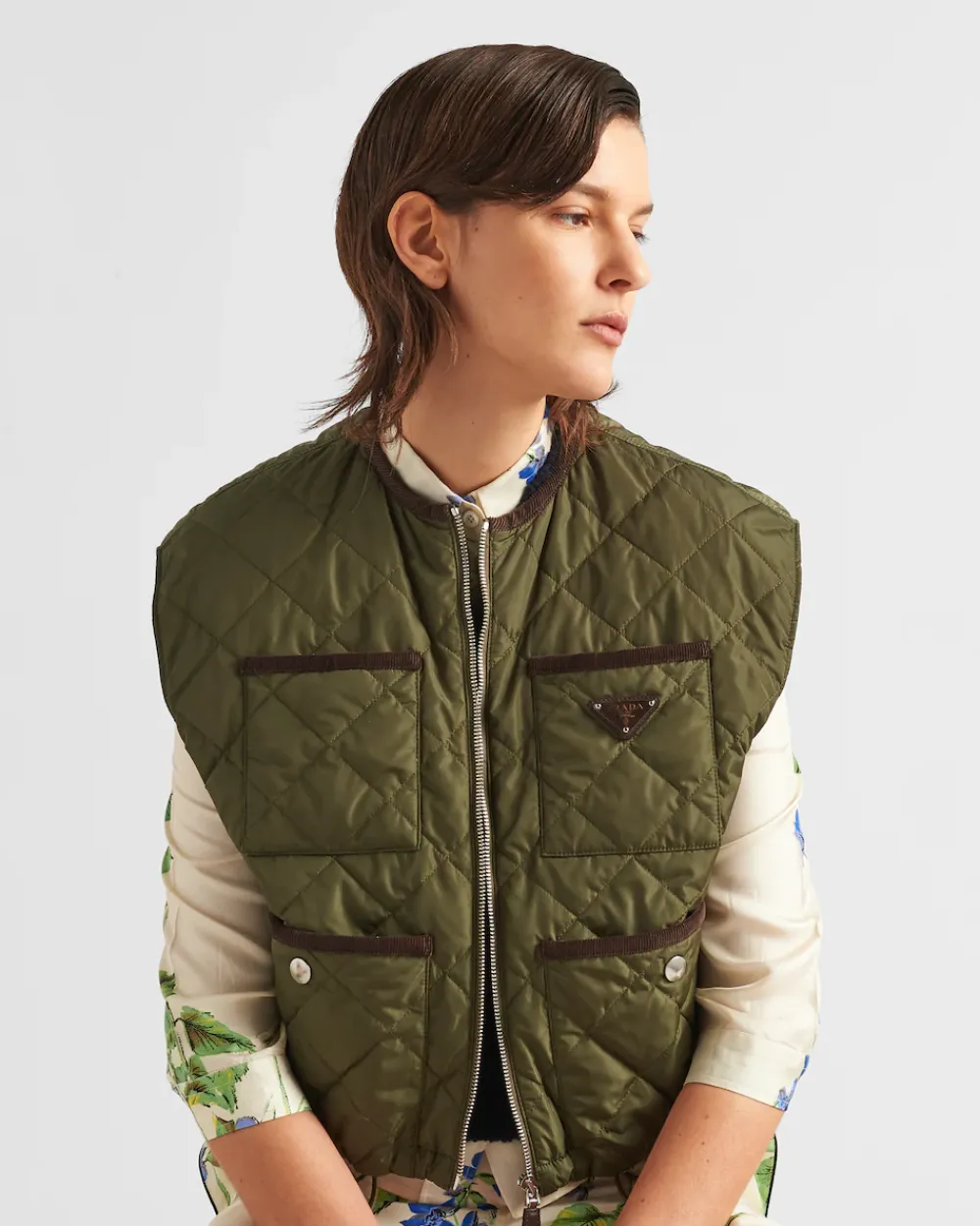 Mujer Prada COLECCIÓN FEMENINA|ROPA DE ABRIGO^Chaleco Acolchado De Re-nylon Ligero