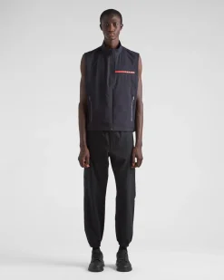 Hombre Prada ROPA^Chaleco De Bi-stretch Ligero