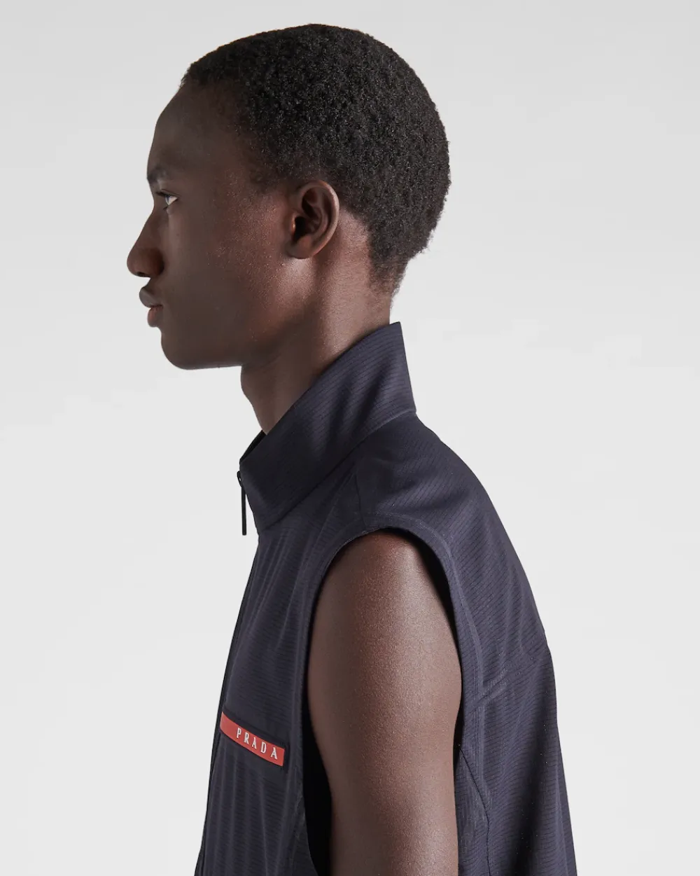 Hombre Prada ROPA^Chaleco De Bi-stretch Ligero