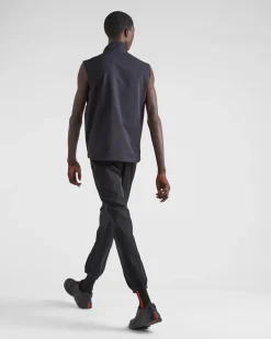 Hombre Prada ROPA^Chaleco De Bi-stretch Ligero