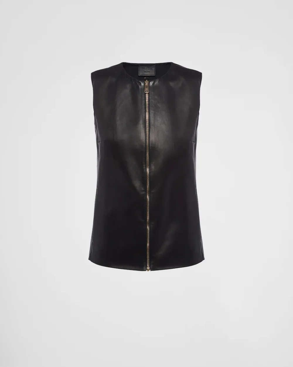 Mujer Prada ROPA DE PIEL^Chaleco De Napa Elástica